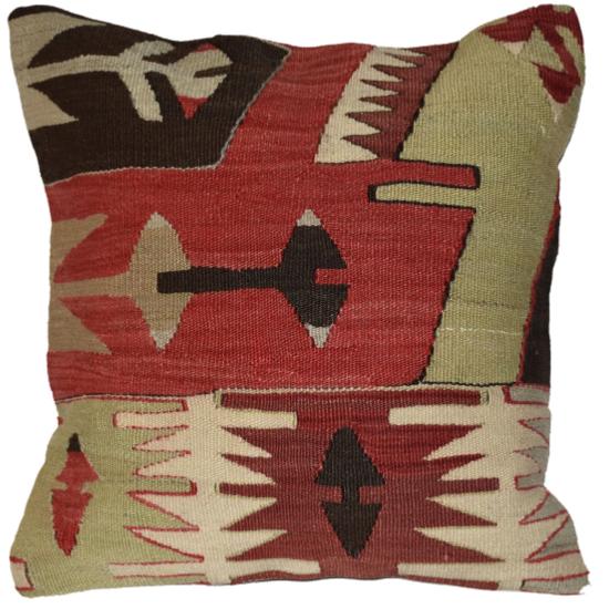 Coussin  Ethnique Vintage Multicolore