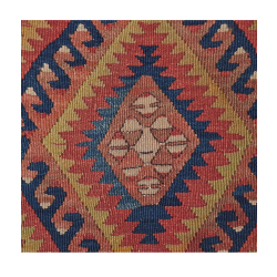 Coussin Kilim Antique Losanges Multicolore