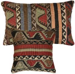 Coussin  Ethnique Vintage Multicolore