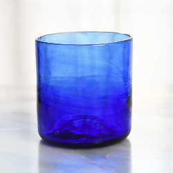 Verre à Eau Bleu