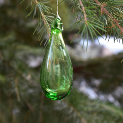 Goutte Décorative de Noël Couleur Verte