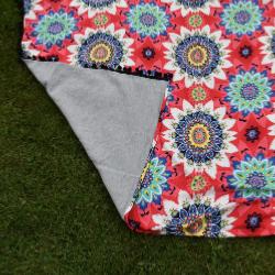 Fouta oriental doublée éponge 
