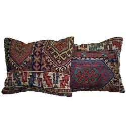 Coussin Nomade Antique  Motifs Multicolores