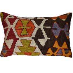 Coussin  Ethnique Vintage Rectangulaire Couleurs Vives