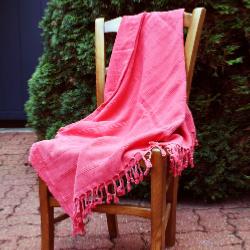 Fouta stone washed rose