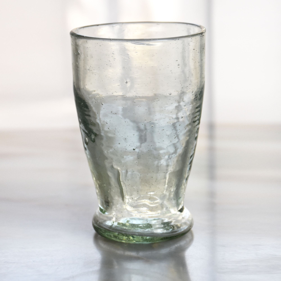 Verre à Eau à Pied Transparent