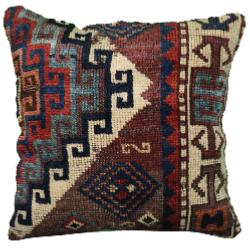 Coussin Nomade Antique Motifs Multicolores