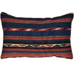 Coussin Kilim Antique Rayé Rectangulaire