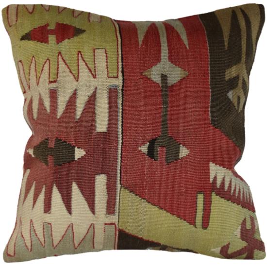 Coussin  Ethnique Vintage Multicolore