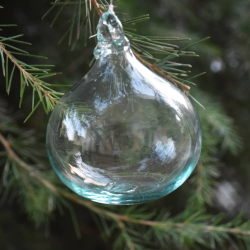 Grande Boule de Noël Transparente