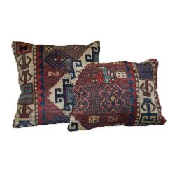 Coussin Nomade Antique Motifs Multicolores