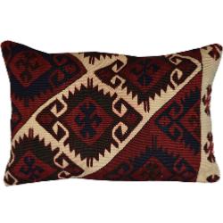 Coussin  Ethnique Vintage Rectangulaire Multicolore