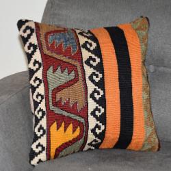 Coussin  Ethnique Vintage Multicolore