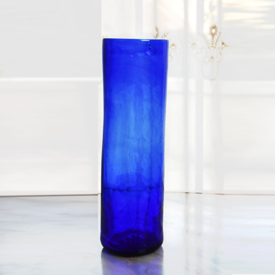 Vase Type Spaghetti Bleu