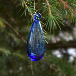 Goutte Décorative de Noël Couleur Bleu