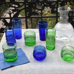 Verre à Eau Droit Vert