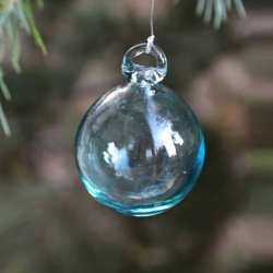 Petite Boule de Noël  Couleur Turquoise