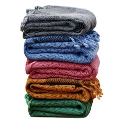 Fouta stone washed  anthracite  