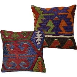 Coussin  Ethnique Vintage Couleur Vives