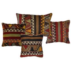 Coussin  Ethnique Vintage Multicolore