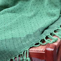 Fouta stone washed verte 