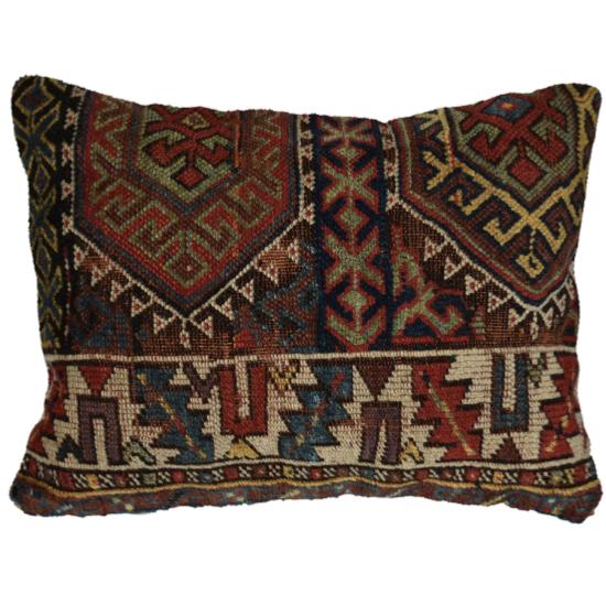 Coussin Nomade Antique  Motifs Multicolores