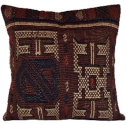 Coussin Kilim Antique Couleur Terre 