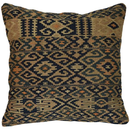 Coussin  Ethnique Vintage Peau de Serpent