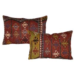 Coussin  Ethnique Vintage Rectangulaire Multicolore