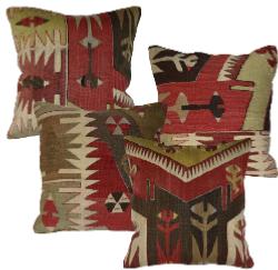Coussin  Ethnique Vintage Multicolore