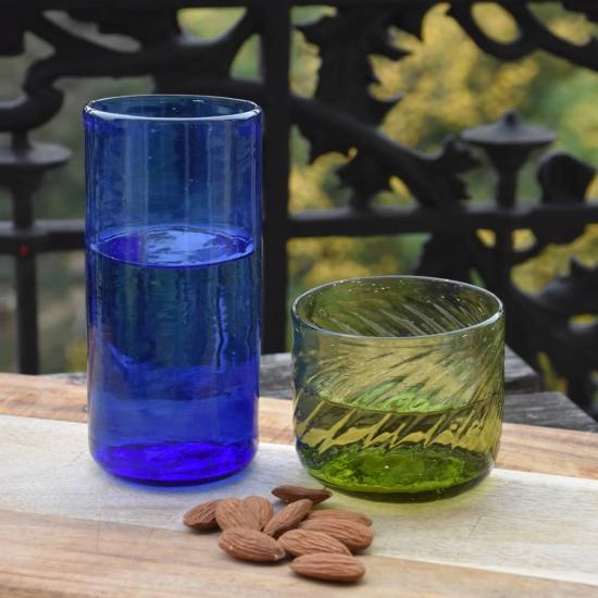 Verre Soufflé & Coton Artisanal Syrien