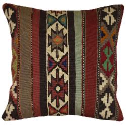 Coussin Nomade Vintage Motifs Multicolore