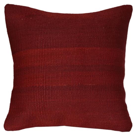 Coussin  Kilim Antiques Rouge Uni