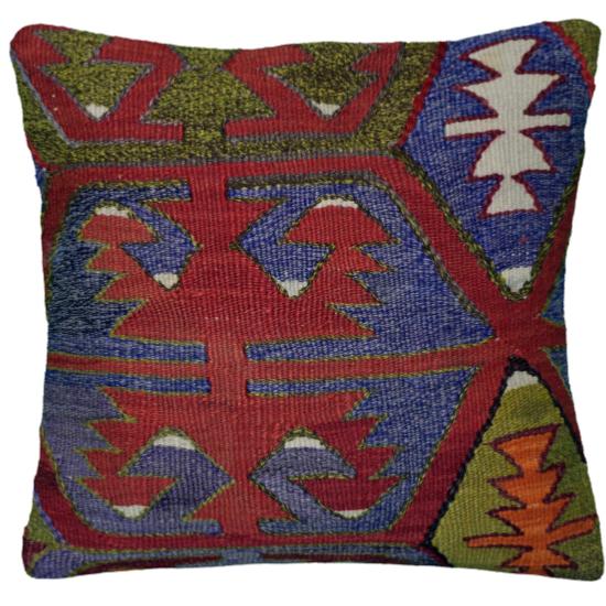 Coussin  Ethnique Vintage Couleur Vives