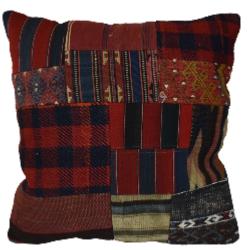 Coussin  Kilim Vintage  & Tapis Antiques Multicolores