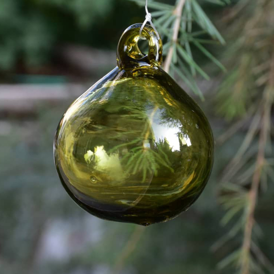 Medium Boule de Noël Couleur Olive