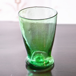 Verre à Pied vert