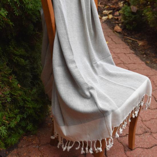 Fouta de luxe beige