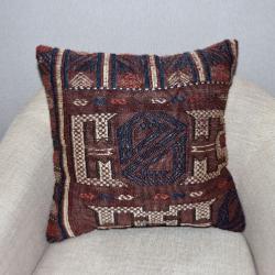 Coussin Kilim Antique Couleur Terre