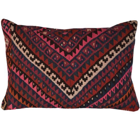 Coussin Ethnique Vintage Rectangulaire Couleur Vives