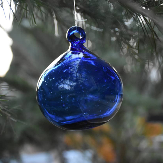 Medium Boule de Noël Couleur Bleu