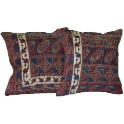 Coussin Nomade Antique  Motifs Multicolores