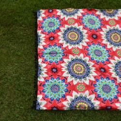 Fouta oriental doublée éponge 