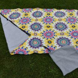 Fouta oriental doublée éponge 