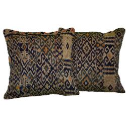 Coussin  Ethnique Vintage Peau de Serpent