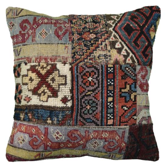 Coussin  Kilim vintage  & Tapis Antiques Multicolores