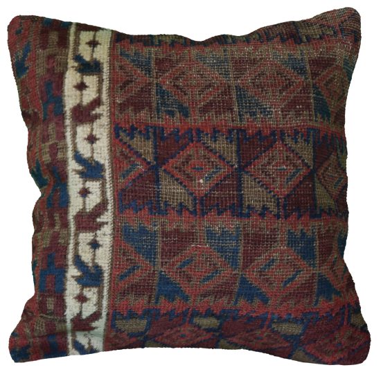 Coussin Nomade Antique  Motifs Multicolores