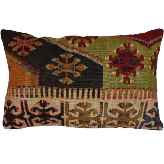 Coussin  Ethnique Vintage Rectangulaire Multicolore