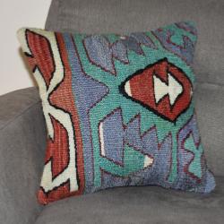 Coussin  Ethnique Vintage Couleur Vives