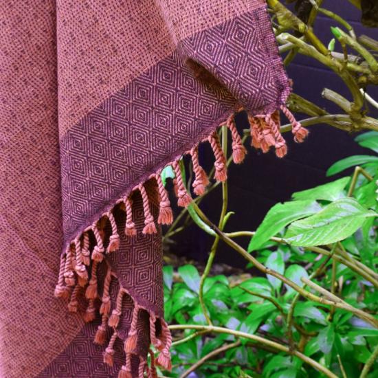 Fouta stone washed rose